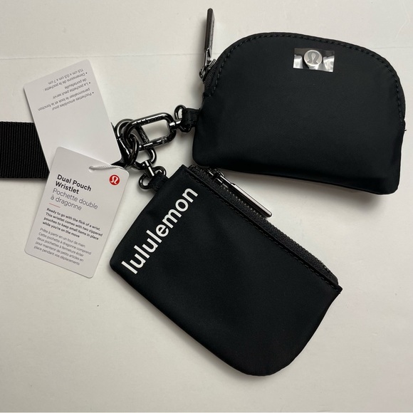 lululemon athletica Accessories - Lululemon Dual Pouch Wristlet (Black)